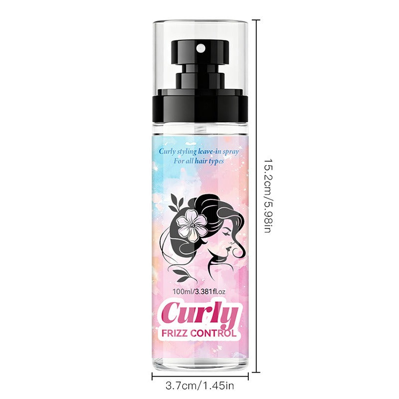 Peach-Scented Curly & Setting Spray - Lightweight, Bouncy Hair & Long-Lasting Hold