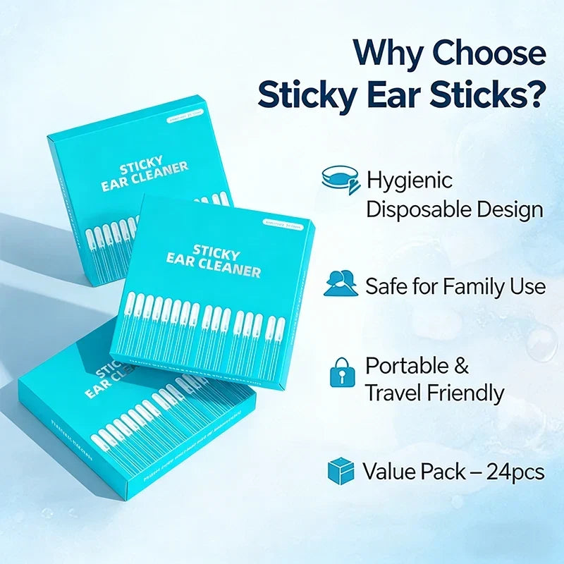 Sticky Ear Cleaning Sticks