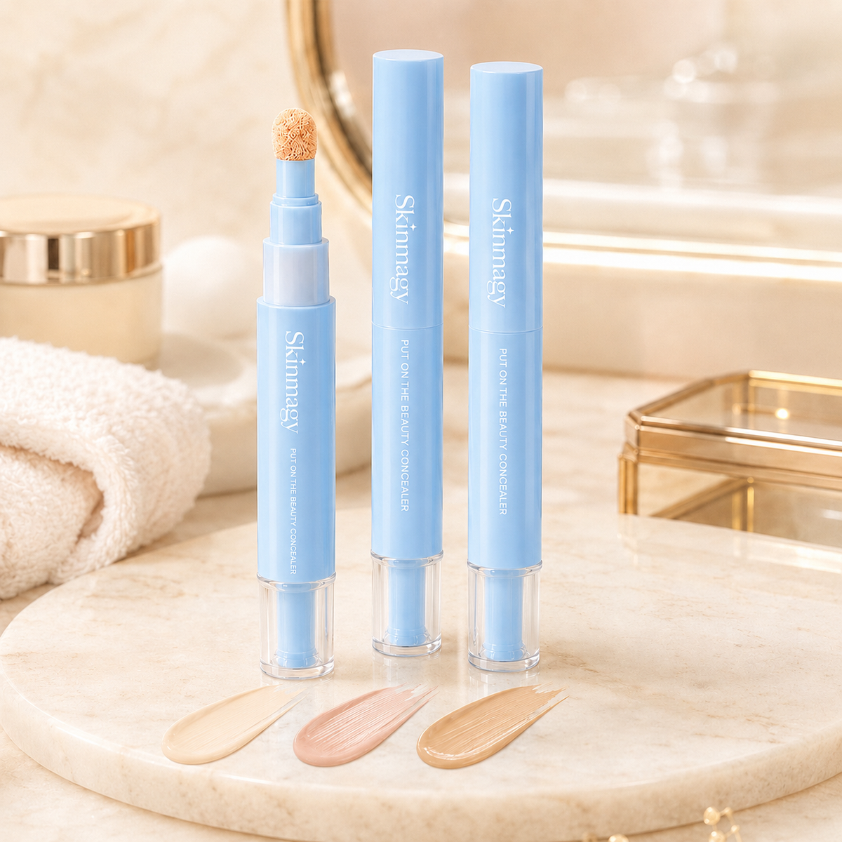 Last Day-Buy 1 Get 1 Free💙Dual-Effect Concealer & Powder Foundation