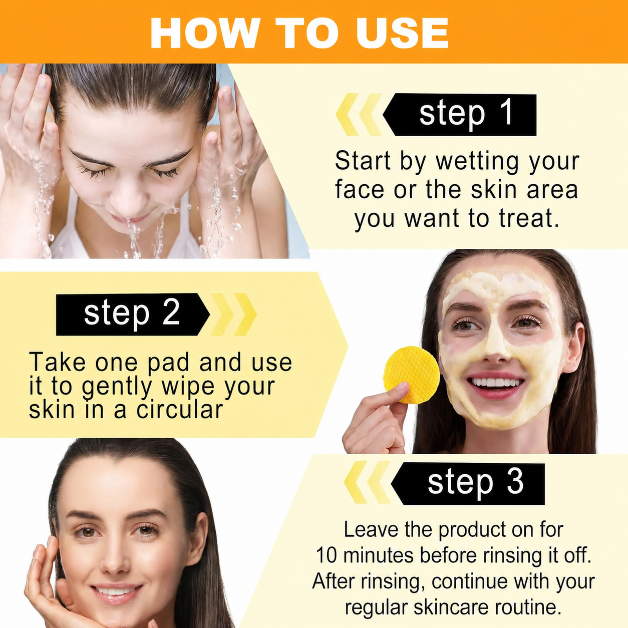 Turmeric Cleansing Exfoliating Pads Facial Cleansing Skincare, cleansing, skin care, Turmeric Comfort Cleanser Facial Wash