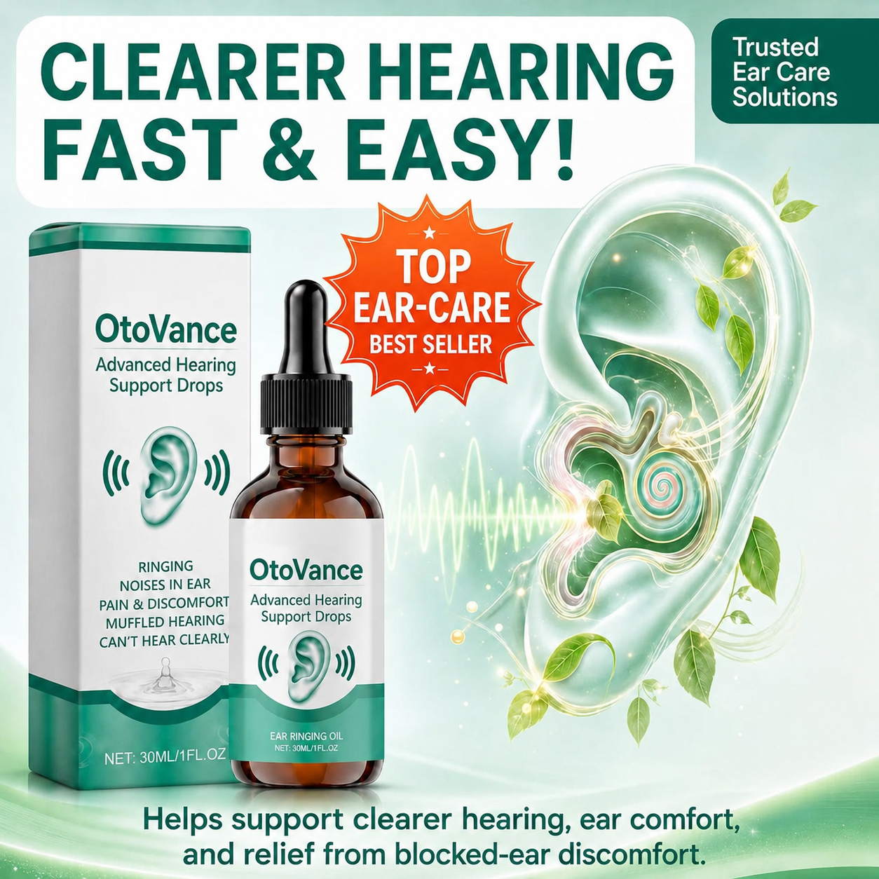 Buy 1 Get 1 Free💙OtoVance Advanced Hearing Support Drops