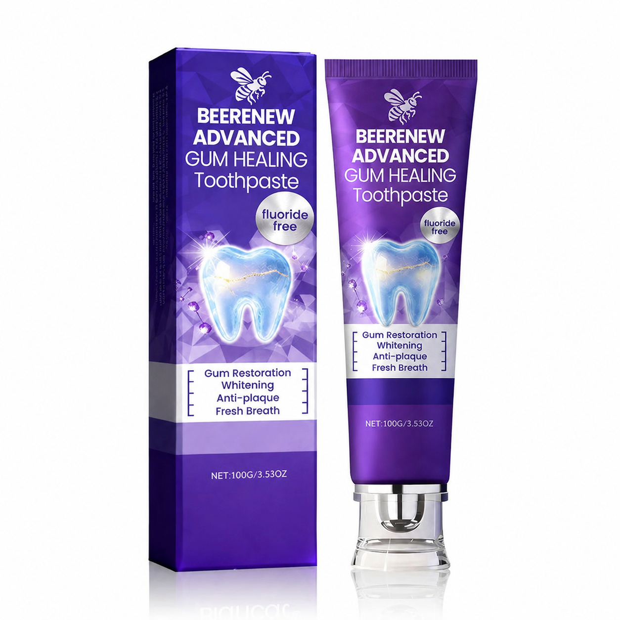Last Day-Buy 1 Get 1 Free💙BeeRenew Advanced Gum Healing Toothpaste