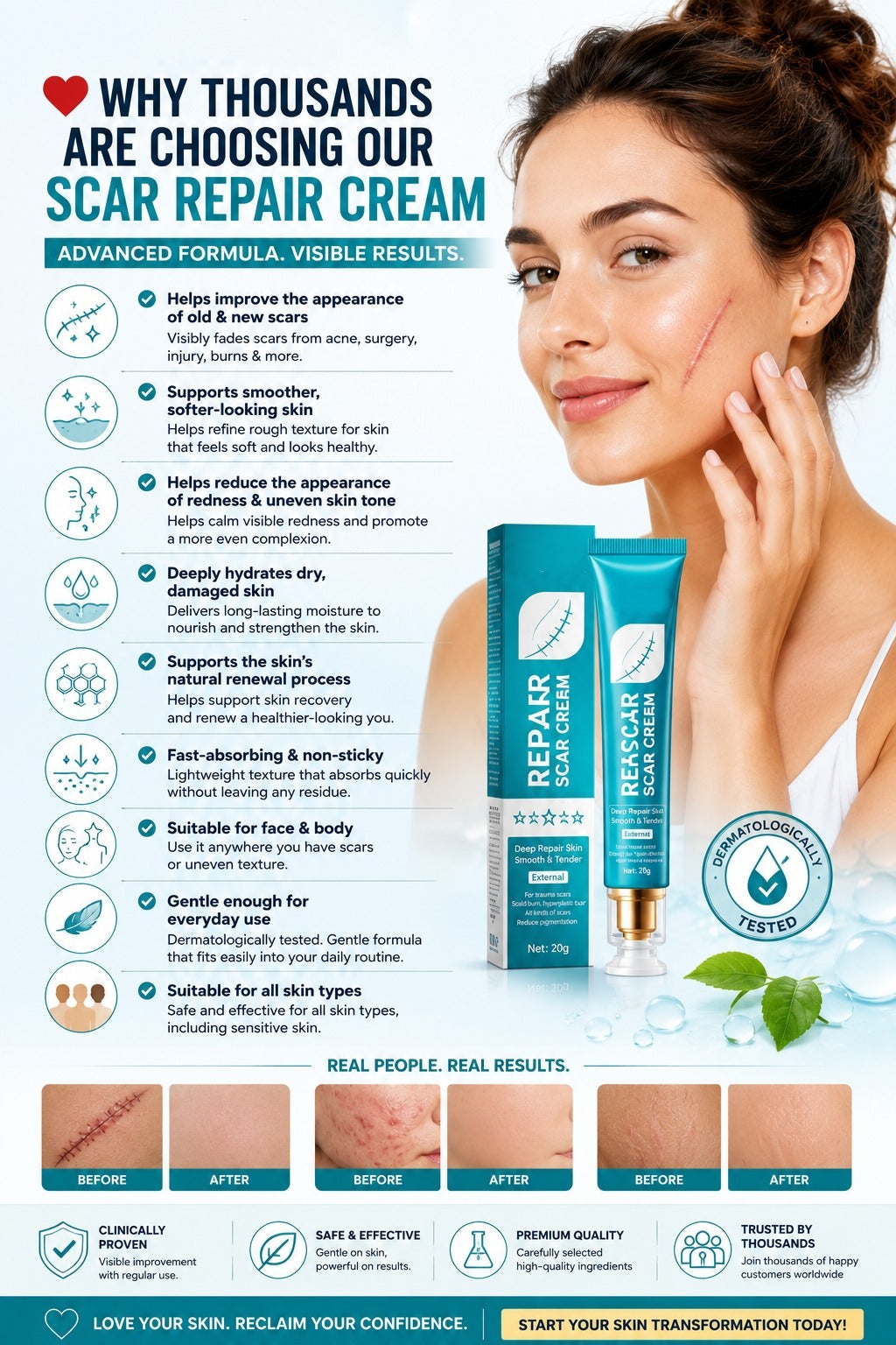 Why customers choose Advanced Scar Repair Cream