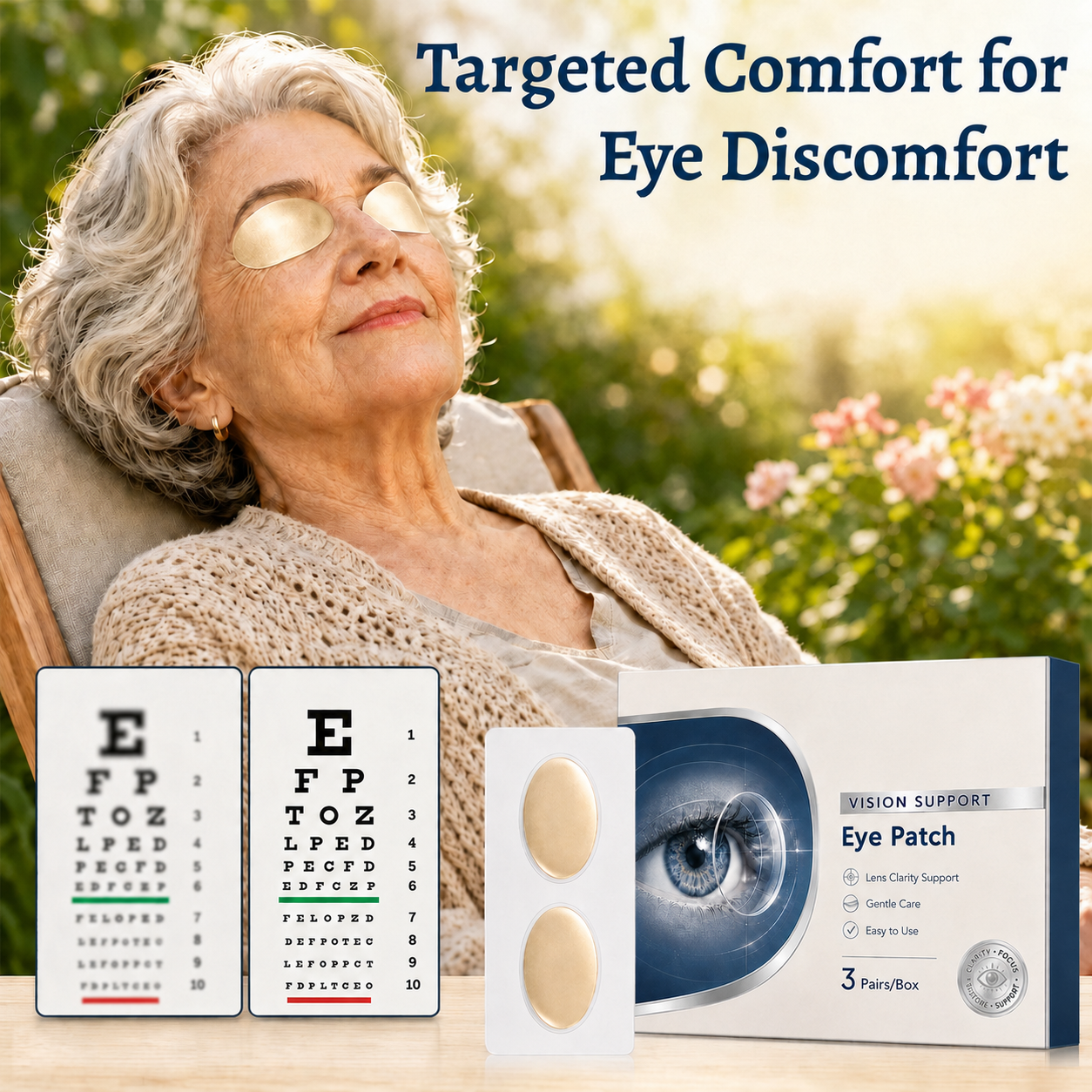 Last Day-Buy 1 Get 1 Free💙OptiFusion Vision Support Eye Patch