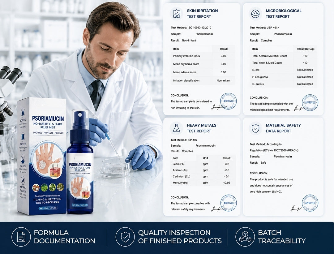 Product quality testing